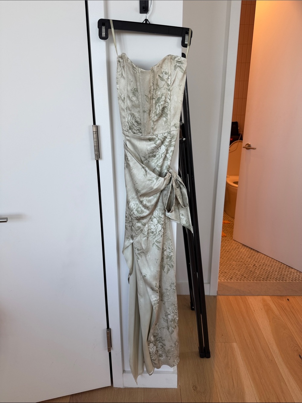 V. Chapman The June Dress in Sage Tapestry